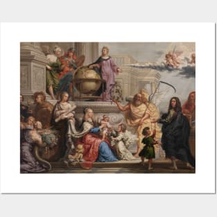 Allegorical Adoration of the Birth of a Prince by Johannes Ykens Posters and Art